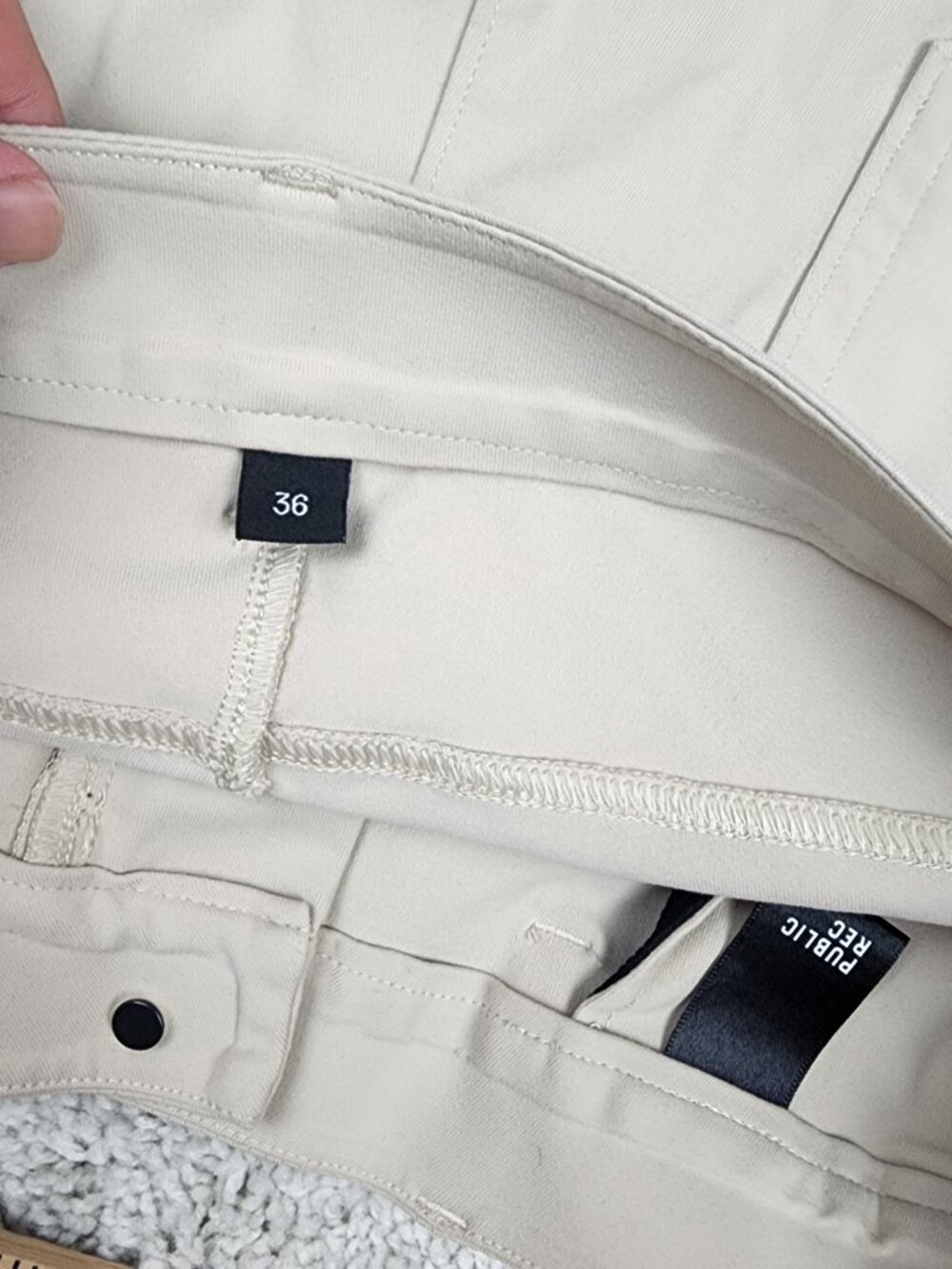 Public Rec Gamechanger Shorts Golf Chino Men’s Size 36 8” Inseam Beige Khaki USA - Picture 6 of 6